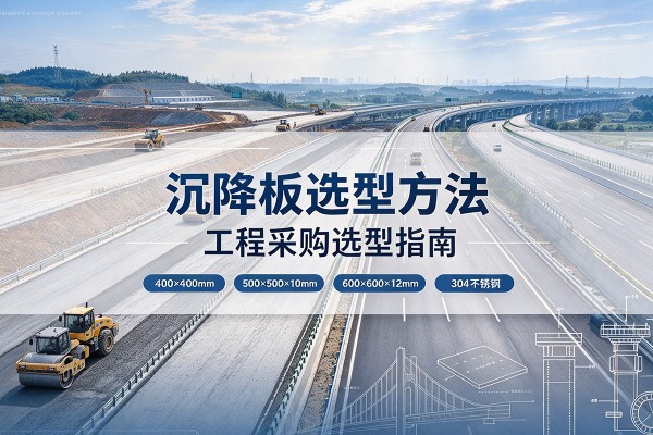 龙潭沉降板选择方法