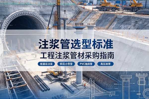 龙潭注浆管选型标准