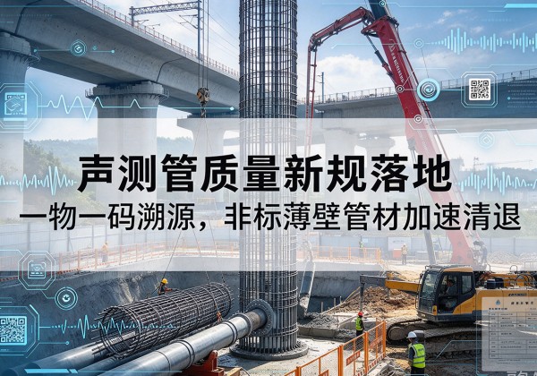 龙潭声测管质量新规落地，一物一码溯源，非标薄壁管材加速清退