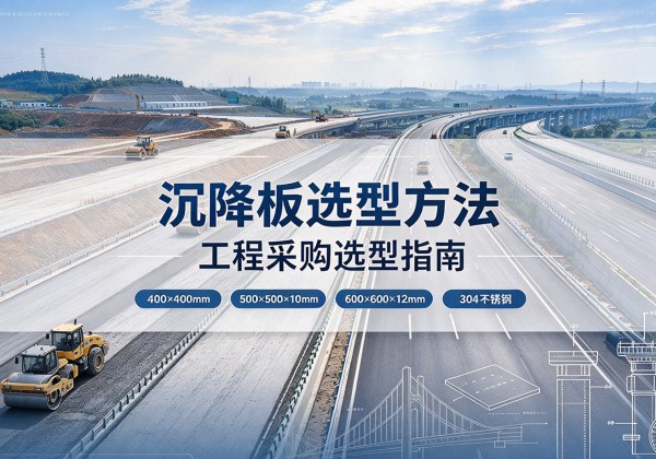龙潭沉降板选择方法